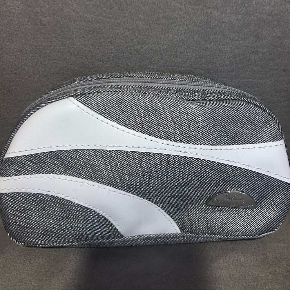 CHRISTIAN DIOR PERFUME *SMALL BAG** gray white PURSE-SALE was $50 HG003